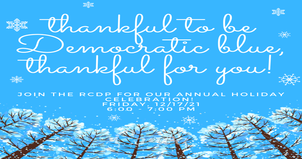 The Richland County Democratic Party Virtual Holiday Party 12 17 21